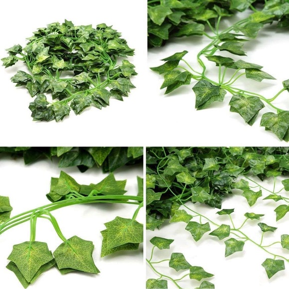120Pack | Faux Ivy Leaves Garland Wedding Greenery Vines - Picture 10 of 11